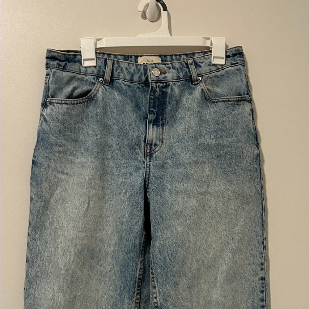 Sezane Blue Straight Leg Jeans